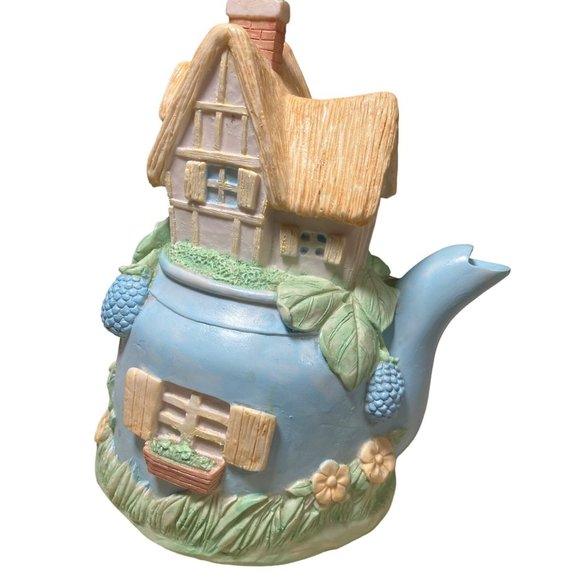 Working Vintage Enesco Music Box Teapot and Easter Bunny - Picture 4 of 10